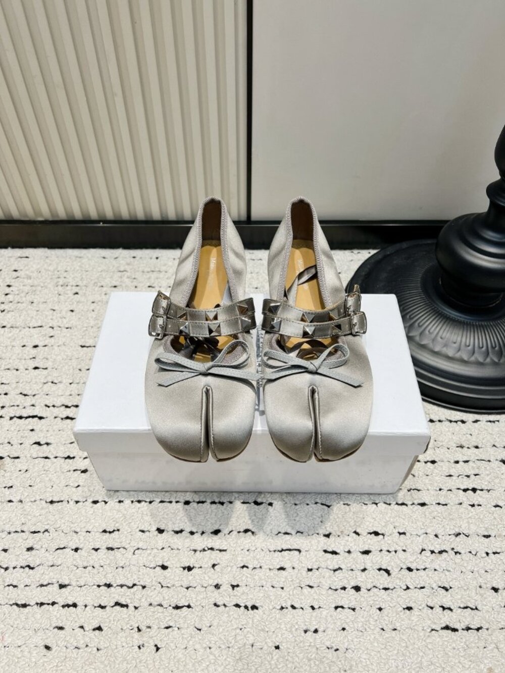 Maison Martin Margiela Satin Tabi Ballet Flats